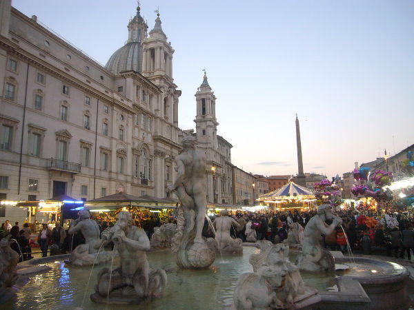 Piazza Navona at Christmas