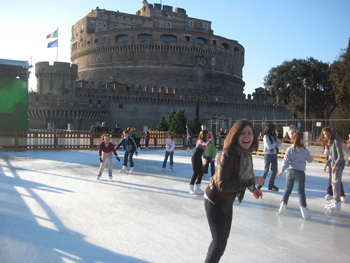 Outdoor Ice Rink at Castel Sant Angelo